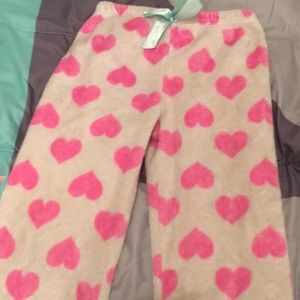 Pink hearts pajamas